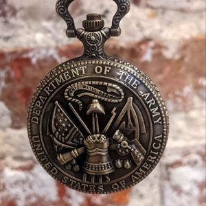 Army Pocket Watch NEW Military Gift Soldier